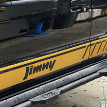 Estribos para Suzuki Jimny 5 puertas de acero con logo JIMNY