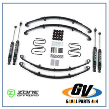 Kit de suspensión Zone Off Road 2 In para Jeep Wrangler YJ (1987-1995) J27N