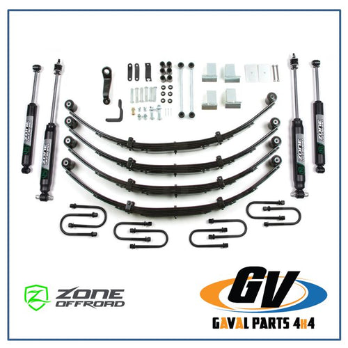 Kit de suspension Zone Off Road +4 in para Jeep Wrangler YJ 87-95 J28N