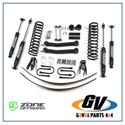 Kit de suspension Zone Off Road +4.5 in para Jeep Cherokee XJ 1984-2001, J8N/J9N