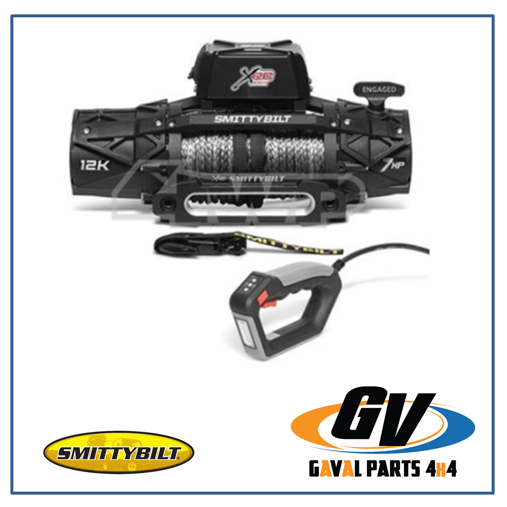 Smittybilt XRC Gen3 12K Winch con Cable sintético 98612 Gaval Parts 4x4