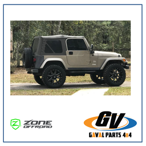 Kit de suspension Zone Off Road +4 in para Jeep Wrangler TJ 97-06 J10N